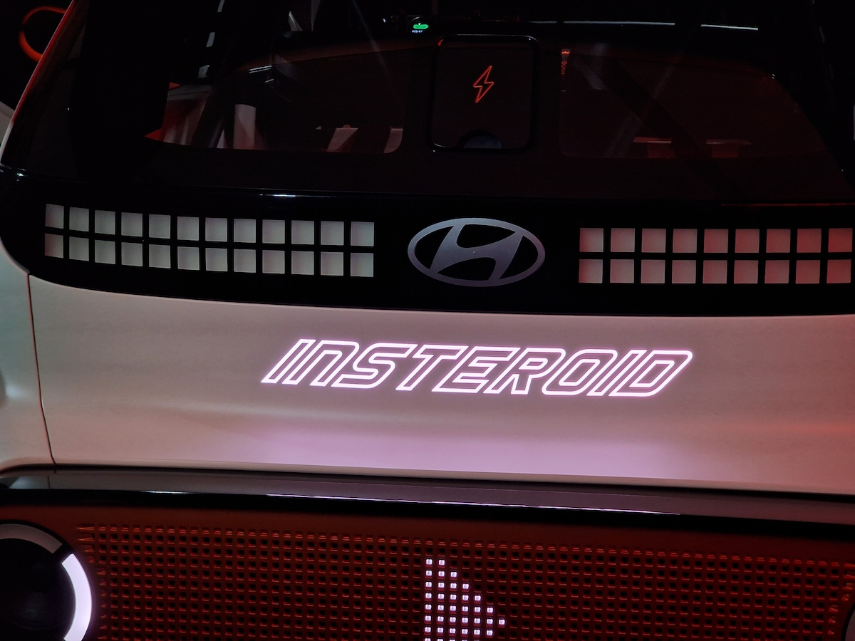La Hyundai INSTEROID vista da vicino a Seul