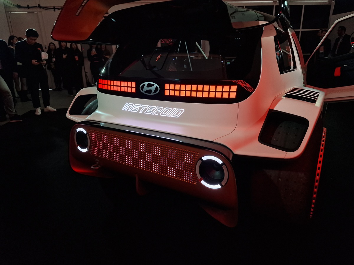 La Hyundai INSTEROID vista da vicino a Seul