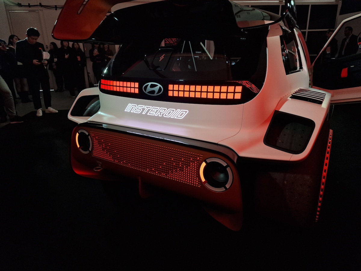 La Hyundai INSTEROID vista da vicino a Seul