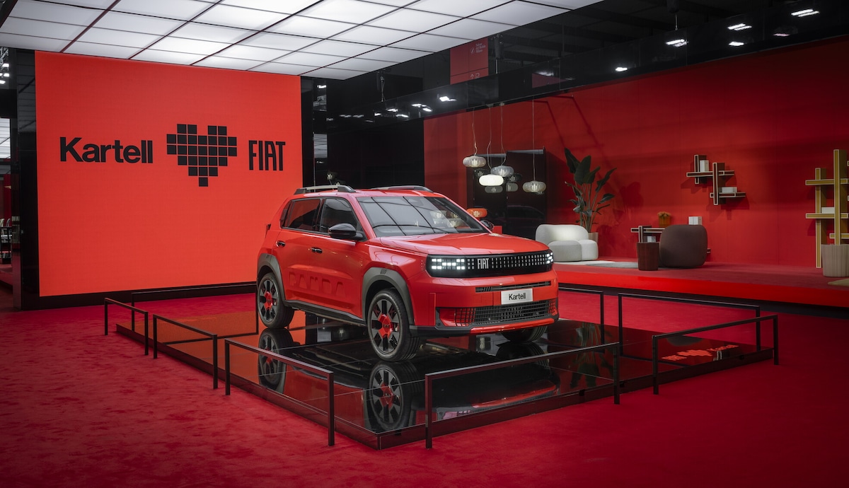 Fiat Grande Panda si tinge di rosso con Kartell