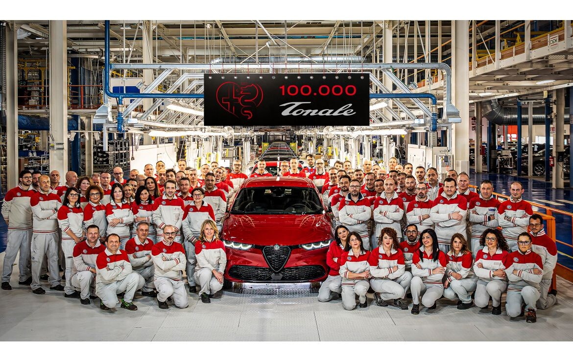 Alfa Romeo Tonale raggiunge quota 100mila