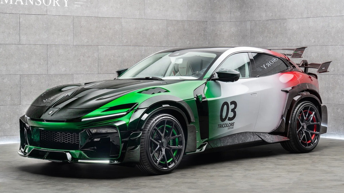 Ferrari Purosangue Pugnator Tricolore by Mansory