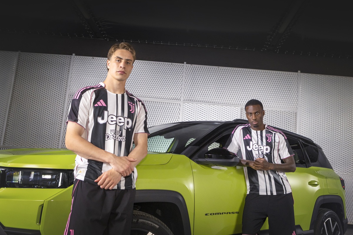 Jeep e Juventus, le nuove maglie svelate insieme alla Compass 2025