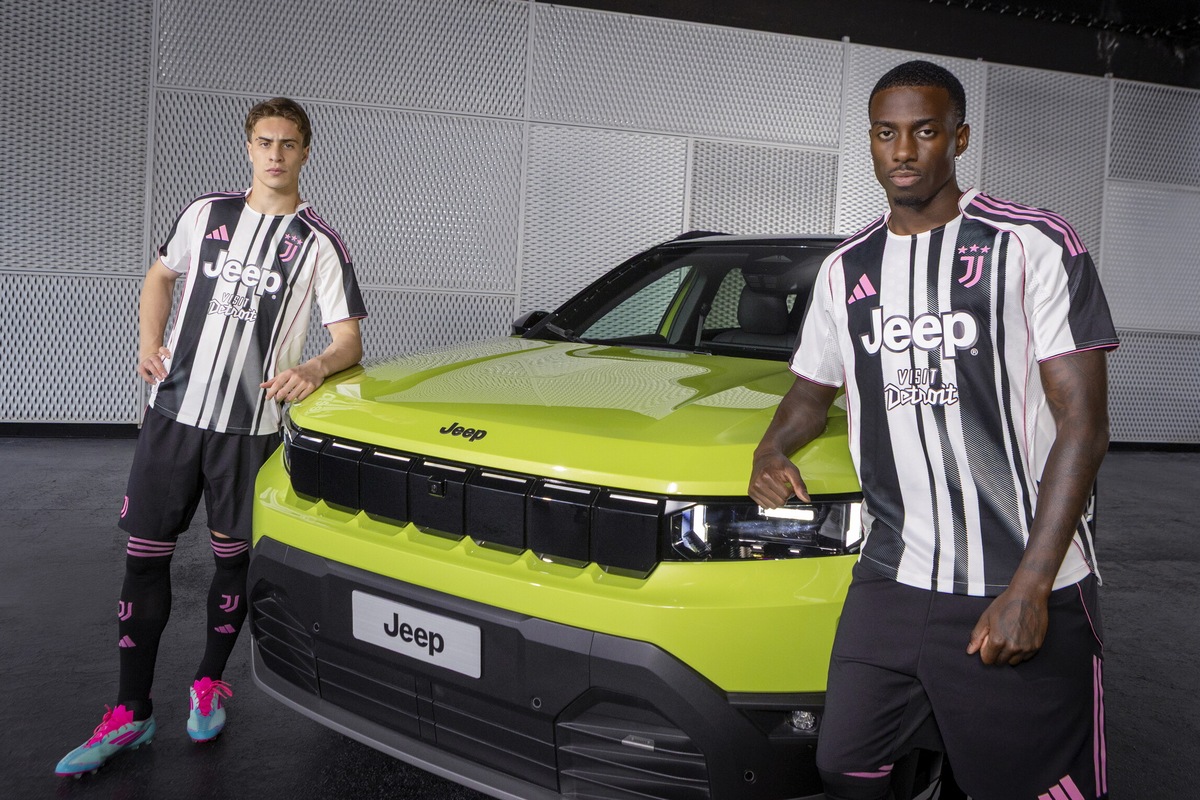 Jeep e Juventus, le nuove maglie svelate insieme alla Compass 2025