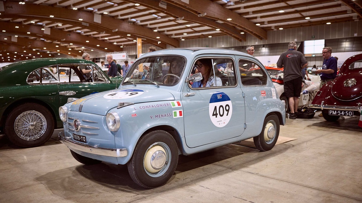 Fiat 600 celebra i suoi 70 anni alla 1000 Miglia