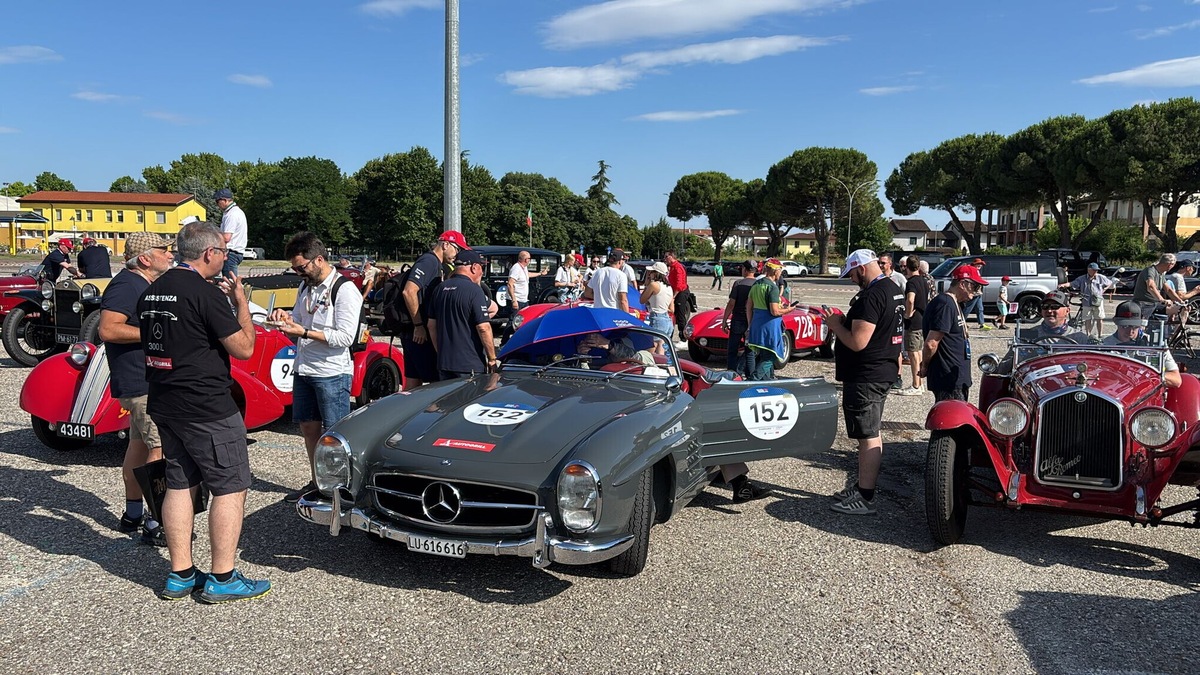 1000 Miglia 2025, il giorno 1: da Brescia a San Lazzaro di Savena
