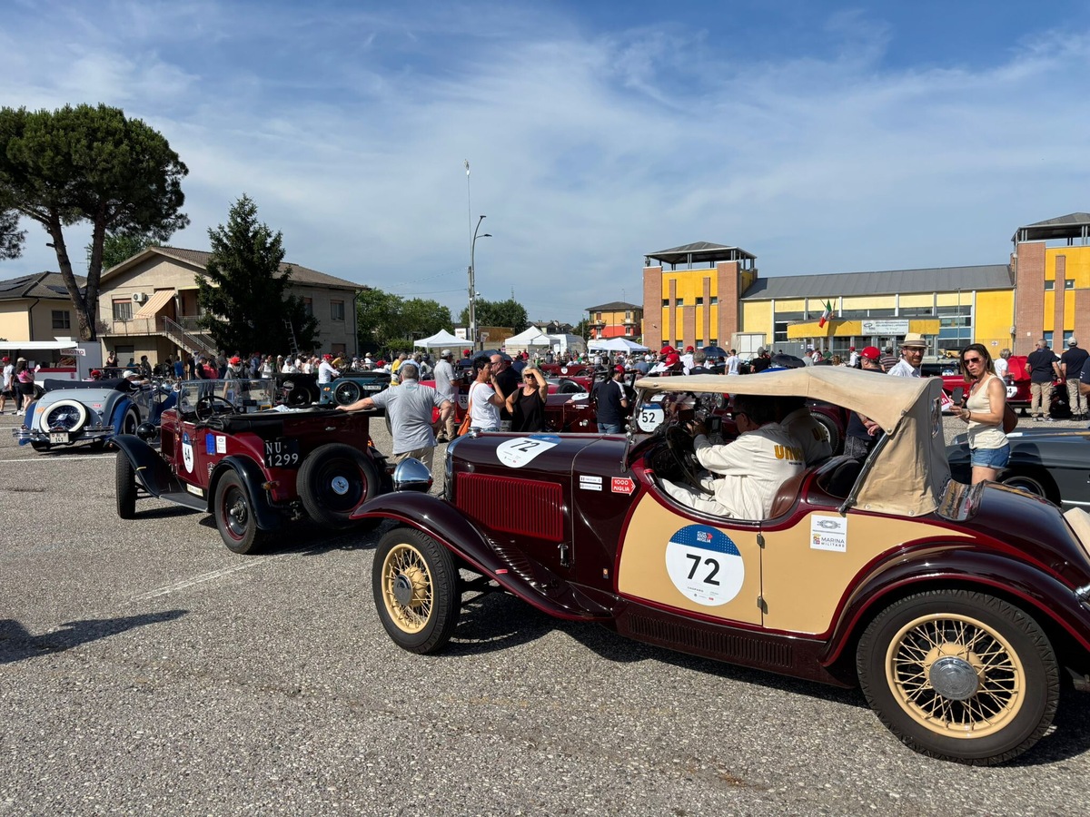 1000 Miglia 2025, il giorno 1: da Brescia a San Lazzaro di Savena