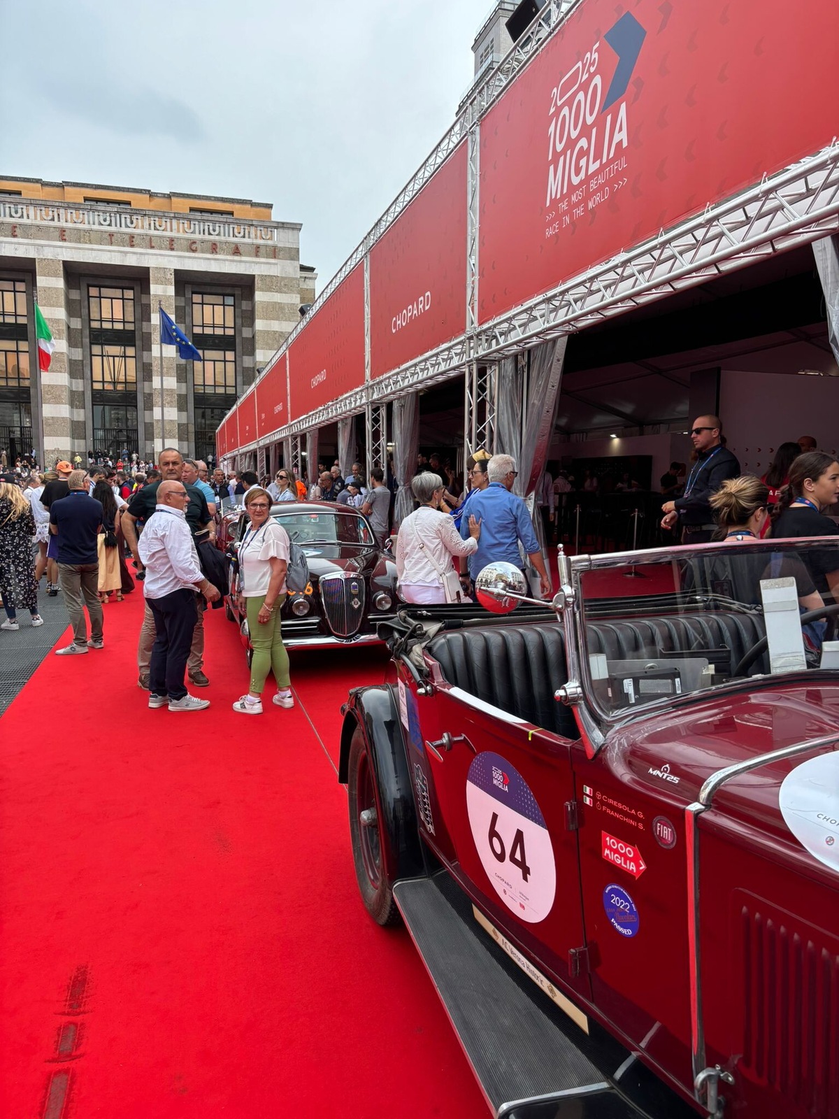 1000 Miglia 2025, il giorno 1: da Brescia a San Lazzaro di Savena