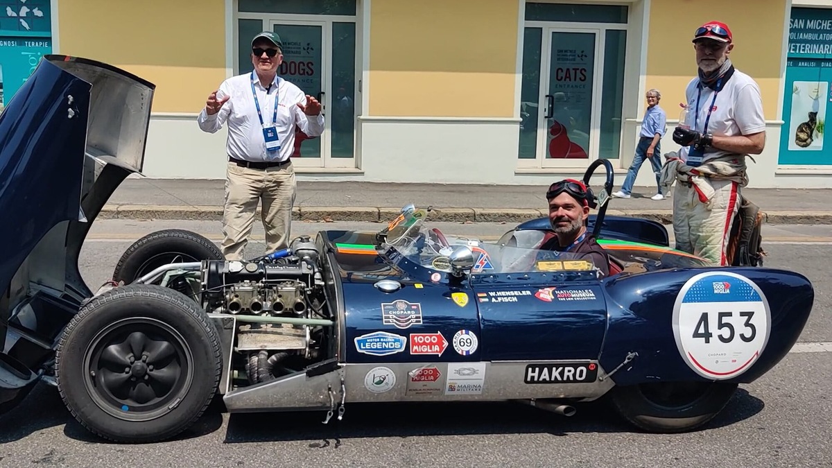 1000 Miglia 2025, la Lotus Eleven Climax