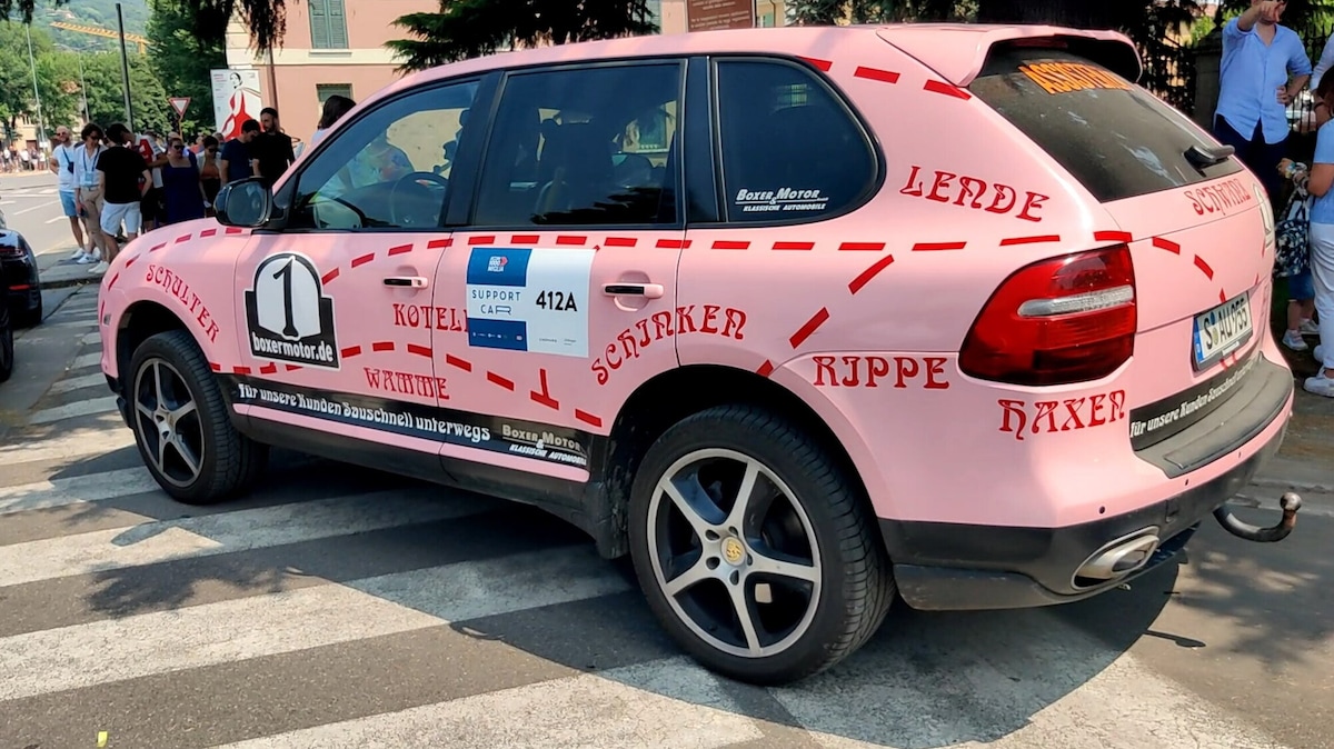 1000 Miglia 2025, l'omaggio alla Porsche "maialino" di Le Mans