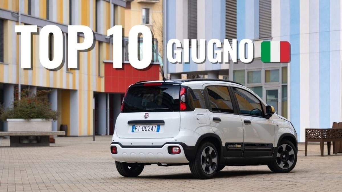Le 10 auto più vendute in Italia a giugno