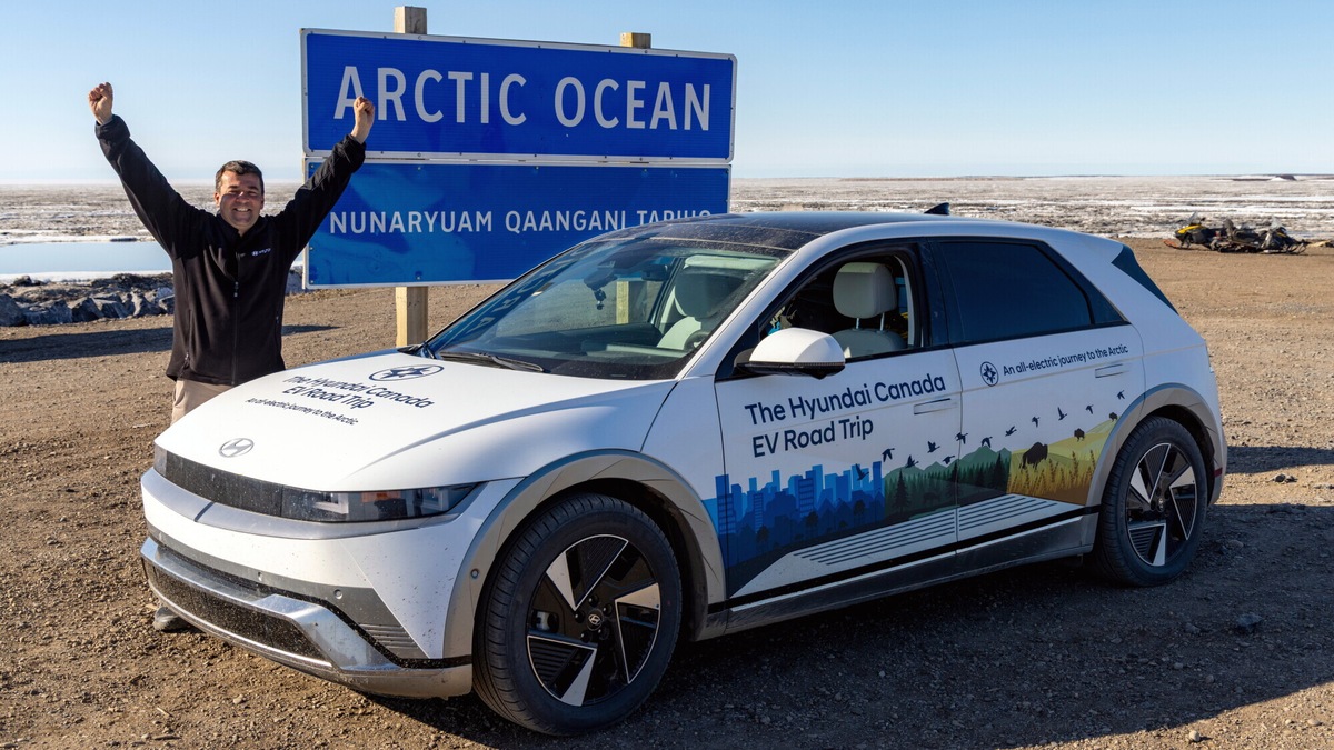 Hyundai IONIQ 5, 20.000 km in elettrico fino all’Oceano Artico