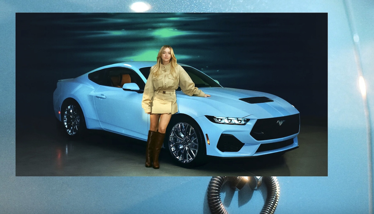 Sydeny Sweeney e la passione per le auto: ha restaurato una Mustang d'epoca