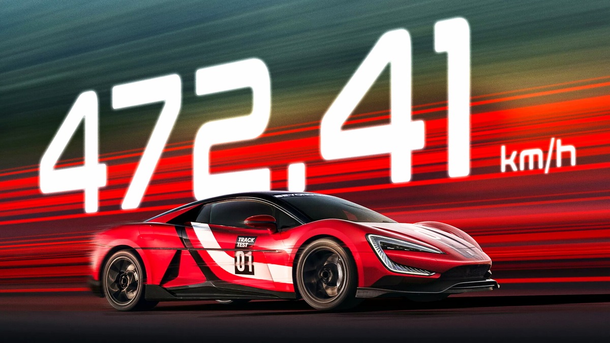Yangwang U9 Track Edition, con 472,4 km/h è l’auto elettrica più veloce
