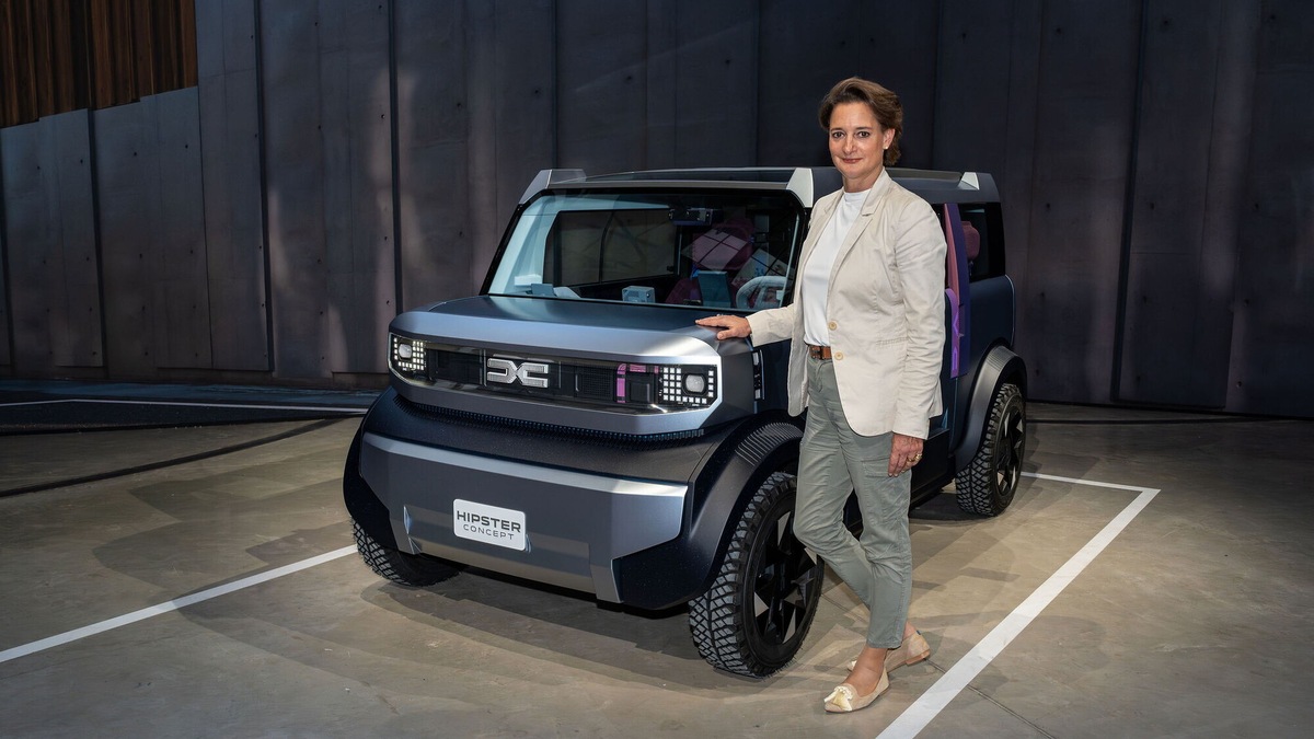 Dacia Hipster Concept, minicar elettrica lunga 3 metri con 4 posti!