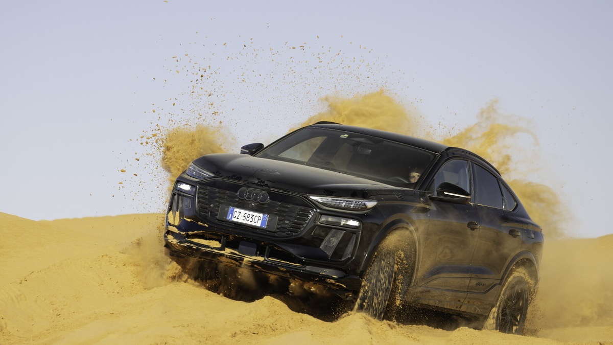 Audi SQ6, sfida al deserto