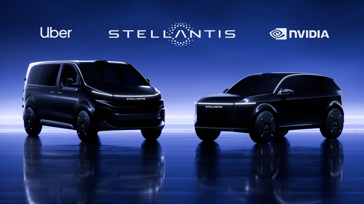 Stellantis, NVIDIA e Uber, alleanza da 5.000 robotaxi entro il 2028