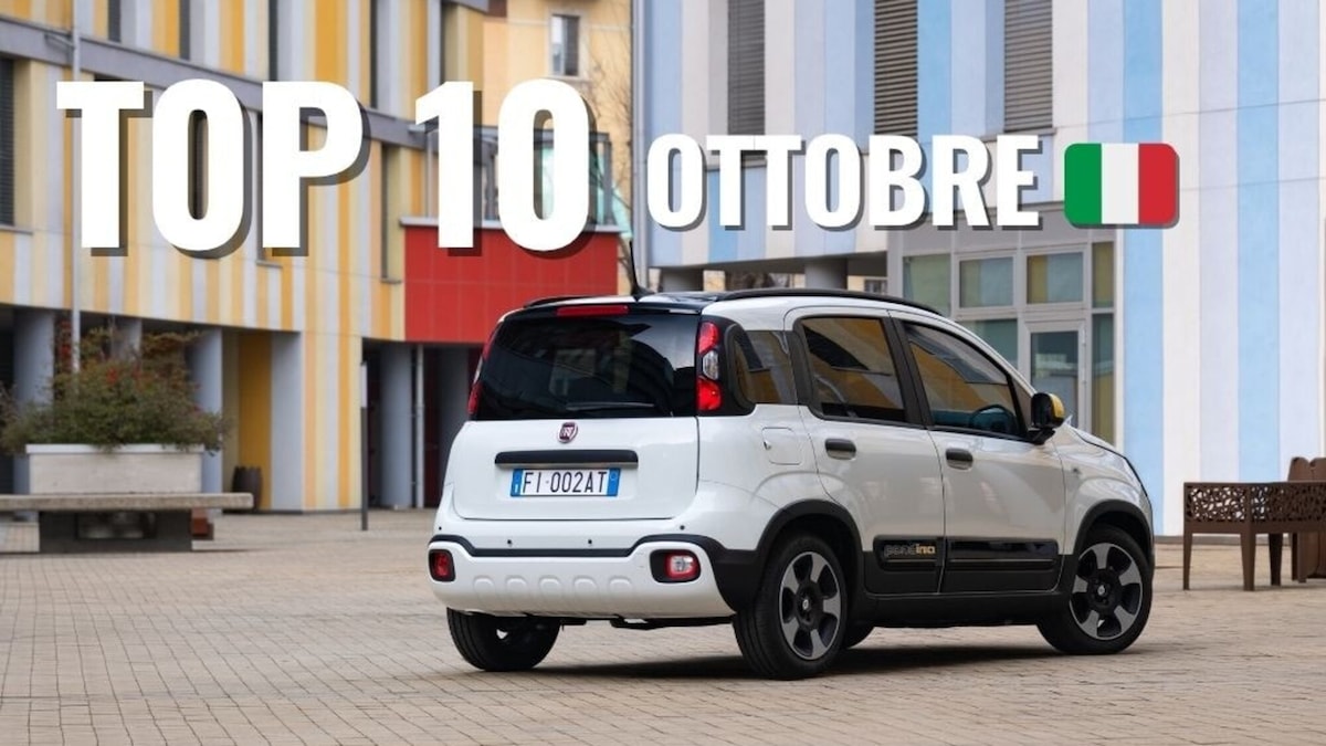 Le 10 auto più vendute in Italia a ottobre