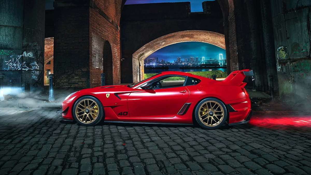 Talos XXT, le foto della Ferrari 599 GTB estrema