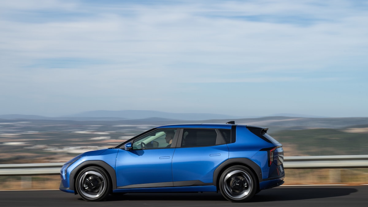 Kia EV4, la prova