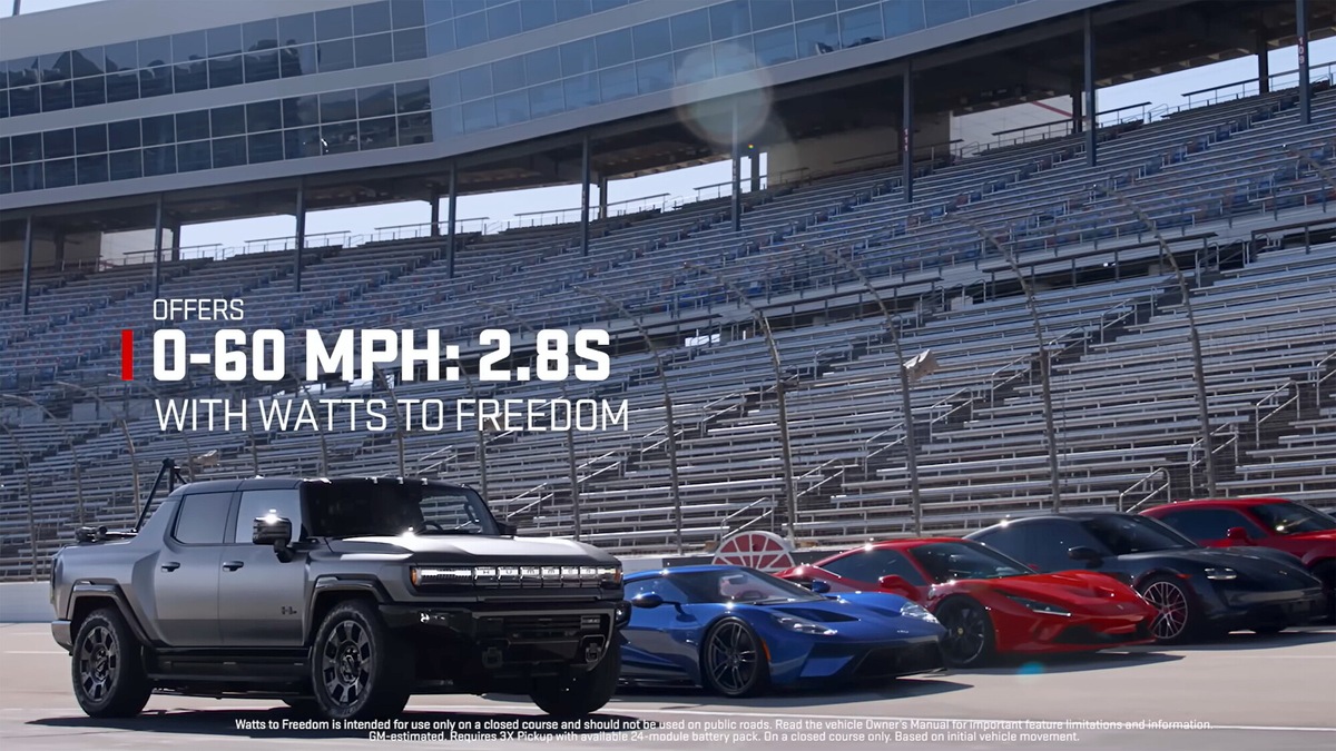 GMC Hummer EV, il pickup elettrico "brucia" supercar in accelerazione