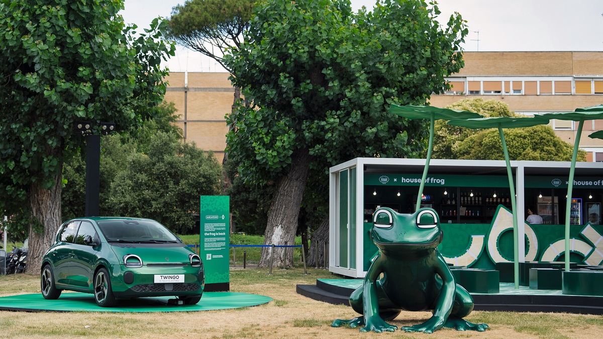 House of Frog, Twingo accende l’estate al Roma Summer Fest. Ed è caccia al gadget