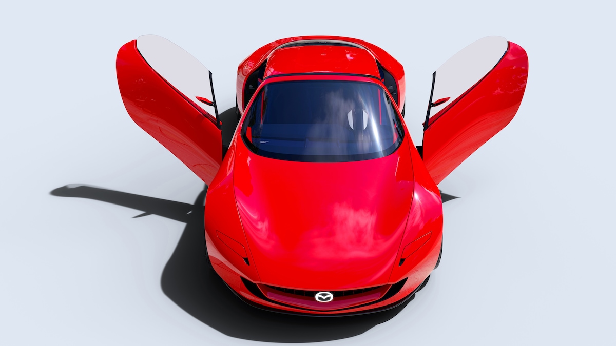 Mazda, nuova sportiva in arrivo? Una roadster con porte a farfalla erede della RX-7