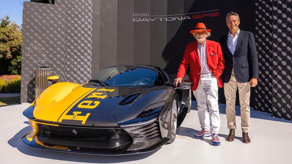 Ferrari Luce da record a Wertheim, chi è l'uomo dal cappello rosso