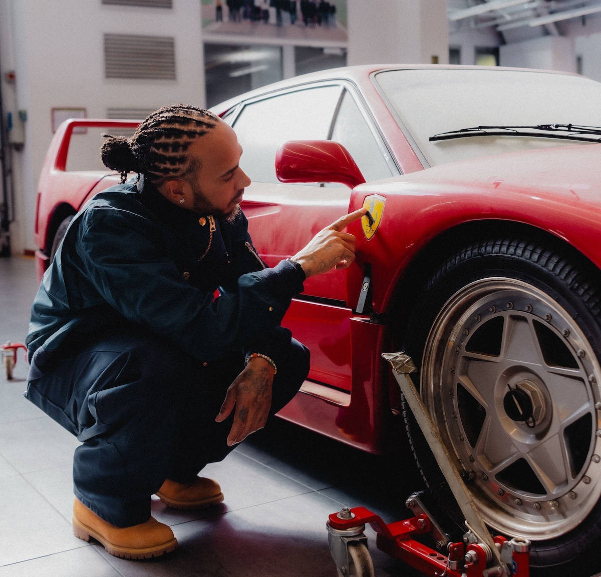 Hamilton, a Monza racconta la sua F40: "L'auto dei miei sogni"