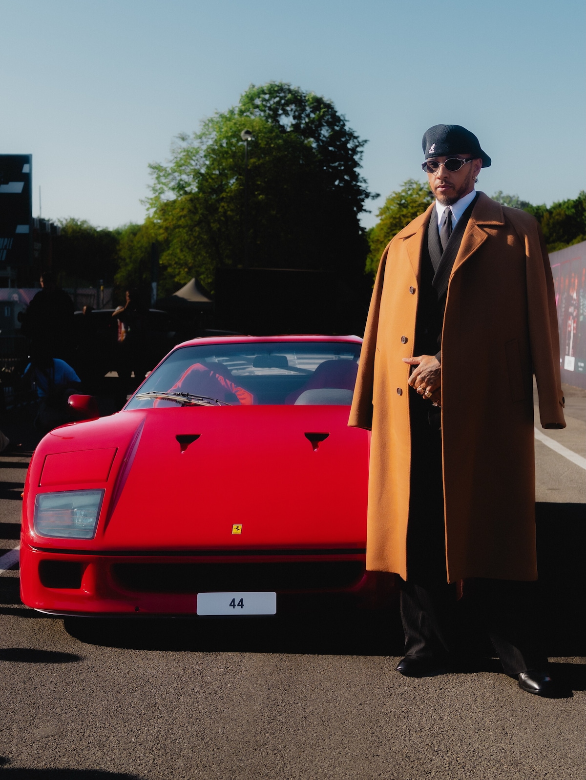 Hamilton, a Monza racconta la sua F40: "L'auto dei miei sogni"