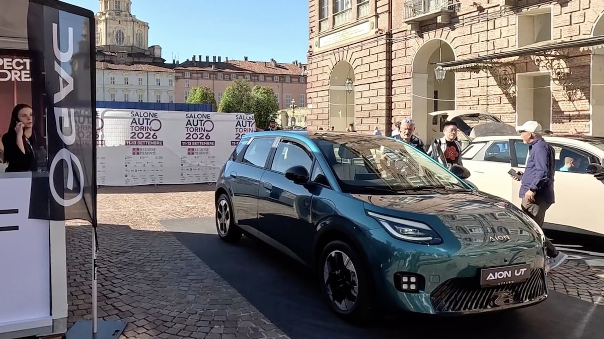Gac Aion UT vista dal vivo al Salone di Torino