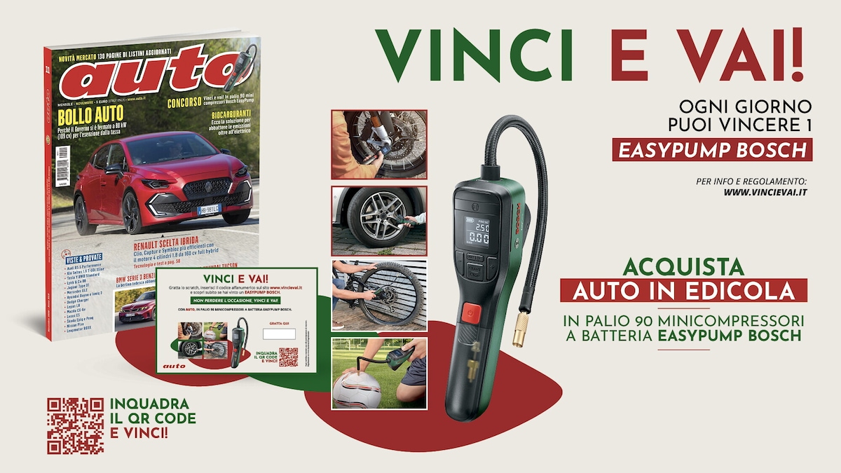 Auto: in edicola un autunno ricco di novità e prove. E puoi vincere Bosch!