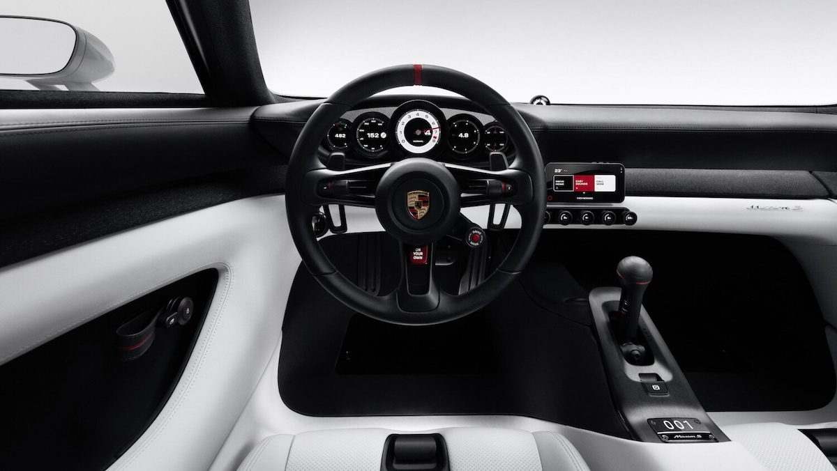 Porsche Mission S, supersportiva sopra la 911