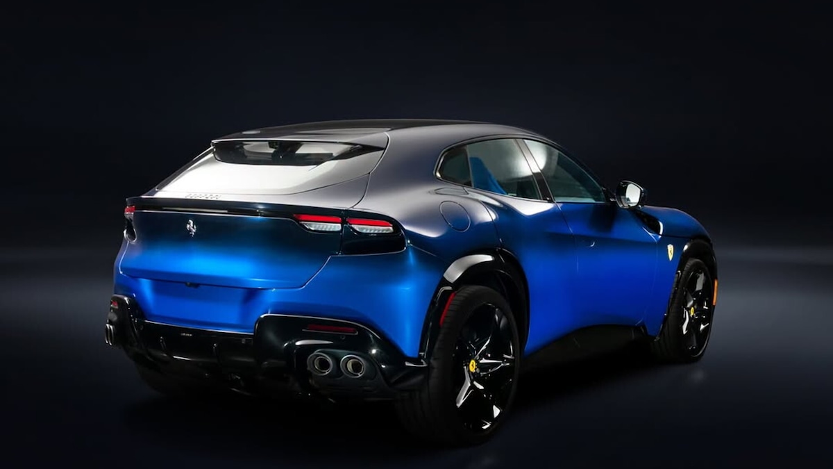 Purosangue blu, nobilità Ferrari con doppia sfumatura