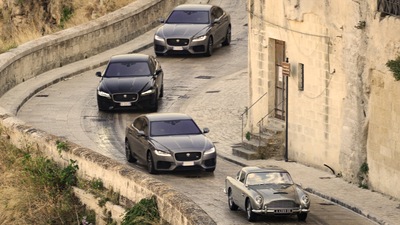 Jaguar XF protagonista a Matera nell'ultimo film di James Bond