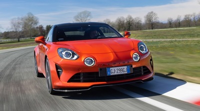 Alpine A110 S, <b>hot lap al Balocco</b>