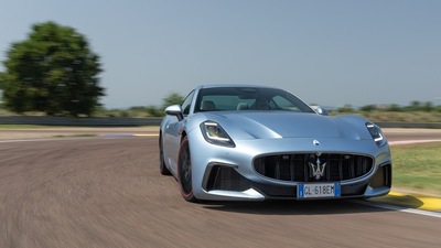 Maserati GranTurismo, la prova in pista al Balocco