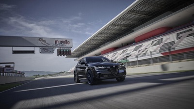 Alfa Romeo Stelvio Super Sport, il giro al Balocco del Suv da 520 cavalli