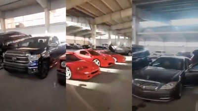 Il garage di supercar di Assad scoperto dai ribelli