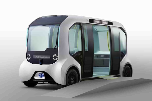 Toyota e-Palette Tokyo 2020, bus elettrico e autonomo