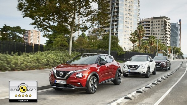 Nissan JUKE è cinque stelle Euro NCAP