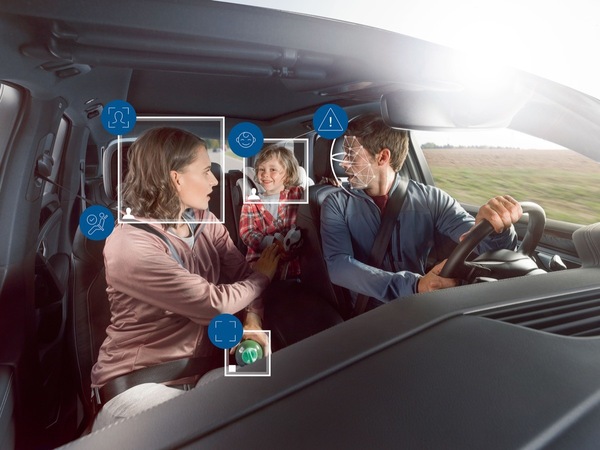 Bosch, telecamere ed intelligenza artificiale per controllare l'equipaggio