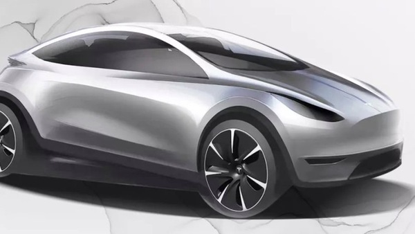 Baby Tesla, il bozzetto della nuova compatta elettrica