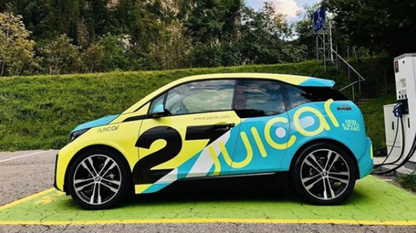 Juicar, il nuovo noleggio di auto elettriche arriva in Italia