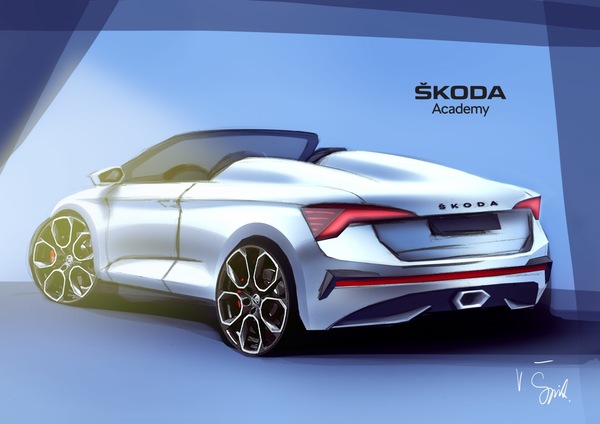 Skoda Scala speedster, concept dall'Academy