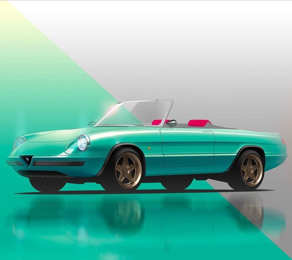 Alfa Romeo spider, Garage Italia prepara la Duetto elettrica