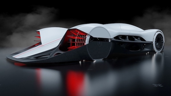 Rimac Scalatan Vision 2080, l’auto elettrica del futuro