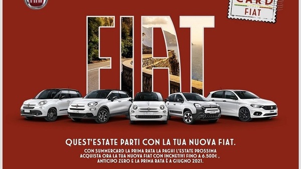 FCA, arrivano altri sconti con l'offerta Summercard