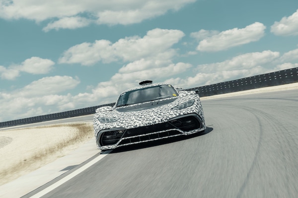 Mercedes AMG-One, in pista per gli ultimi test