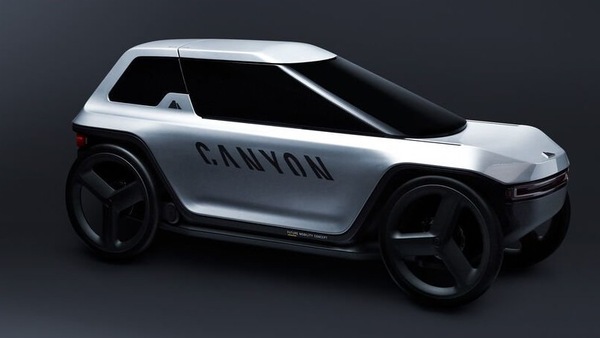 Canyon Concept, ecco il veicolo urbano metà auto e metà bici